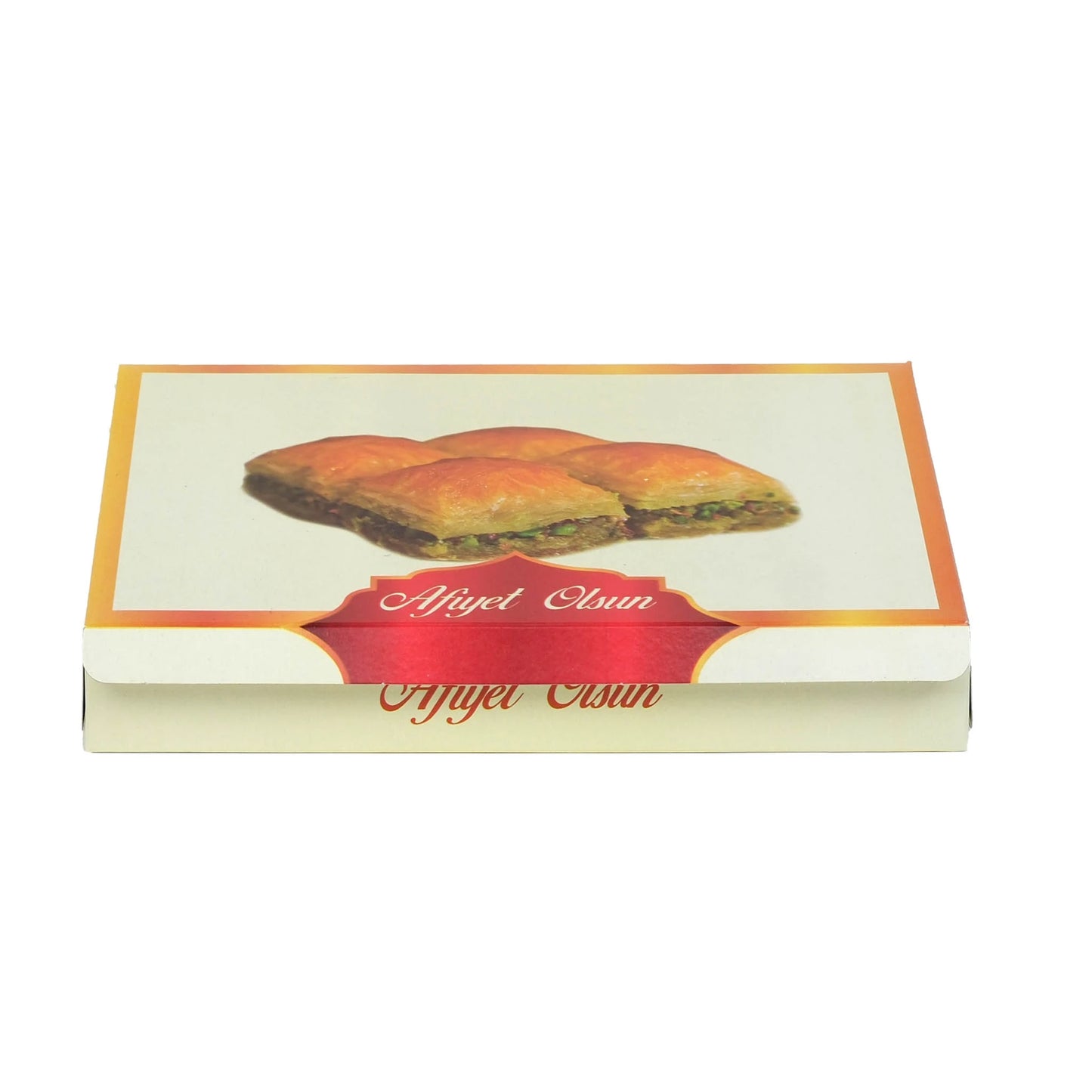 Sedefli Krem Renk Baklava Kutusu