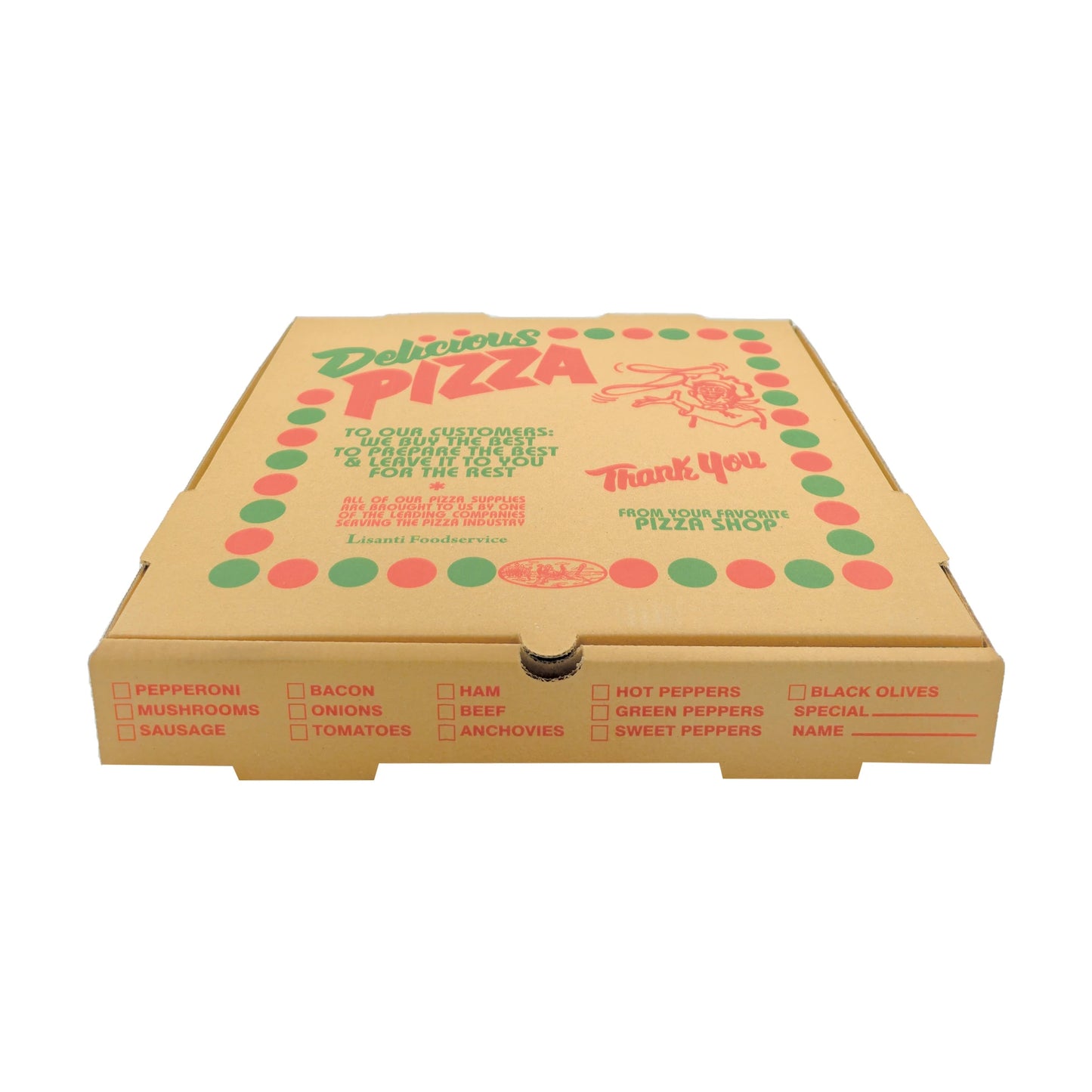 Delicious Pizza B Dalga Pizza Kutusu