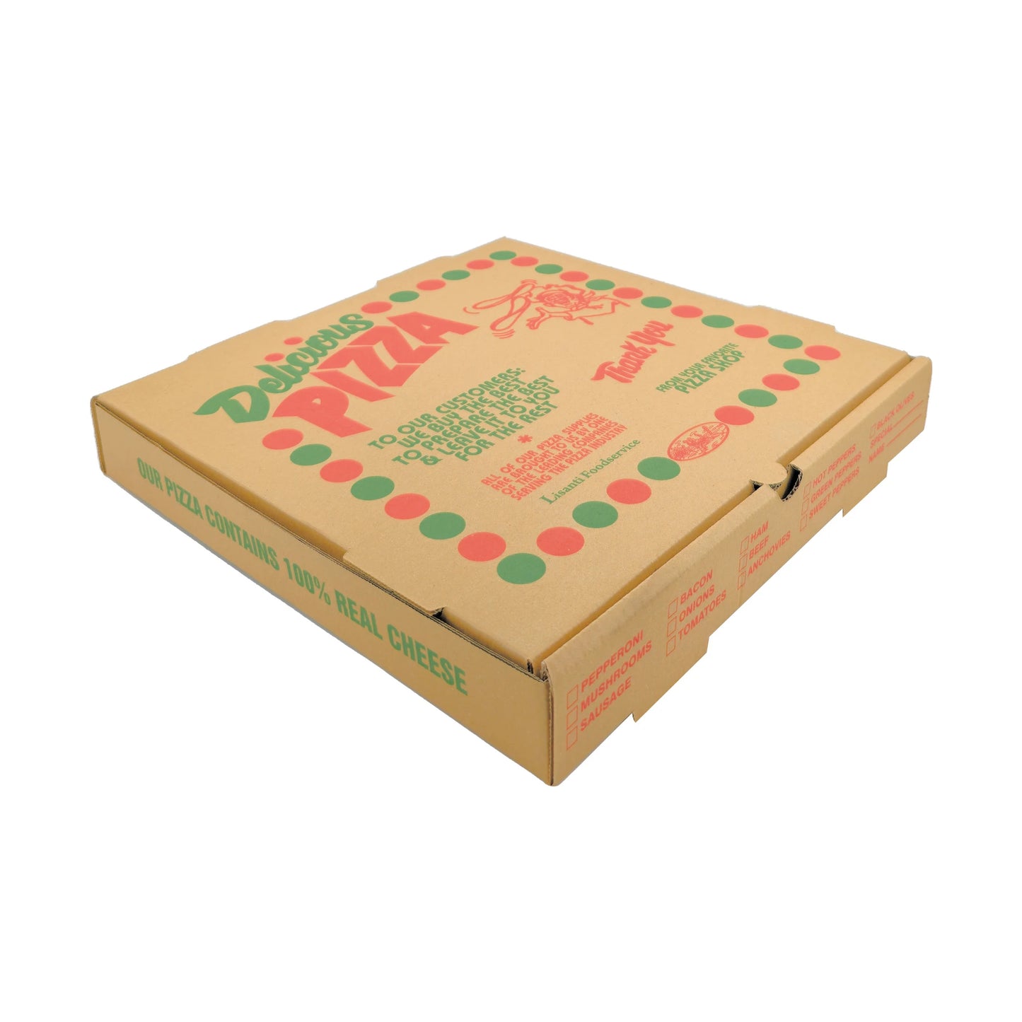 Delicious Pizza B Dalga Pizza Kutusu