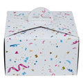 3 No Sedefli Yüksek Konfetili Turta Kutusu