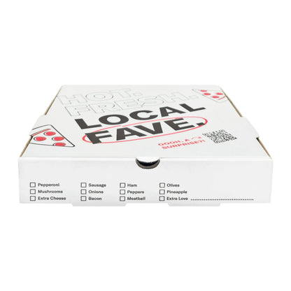 Local Fave B Dalga Pizza Kutusu