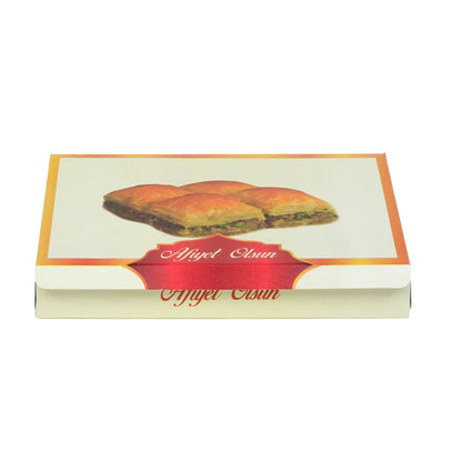 Sedefli Krem Renk Baklava Kutusu
