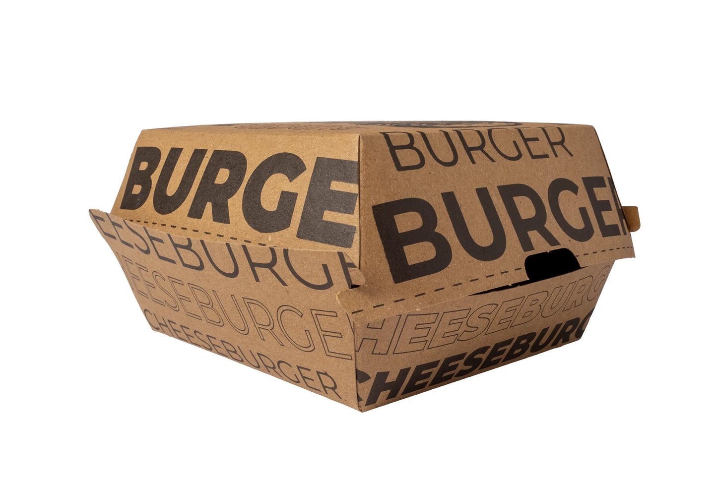 Baskılı Hamburger Kutusu Kraft