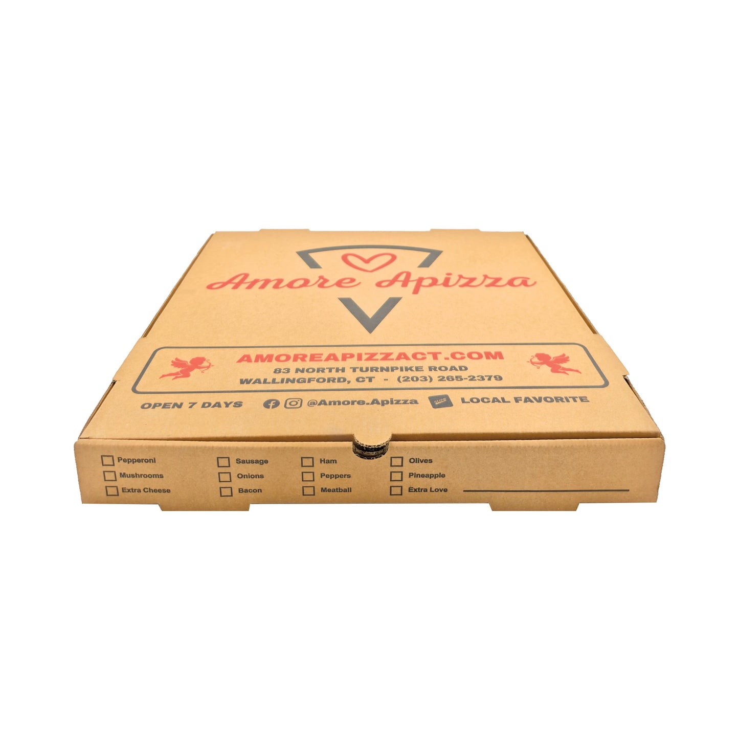 Amore Apizza B Dalga Pizza Kutusu
