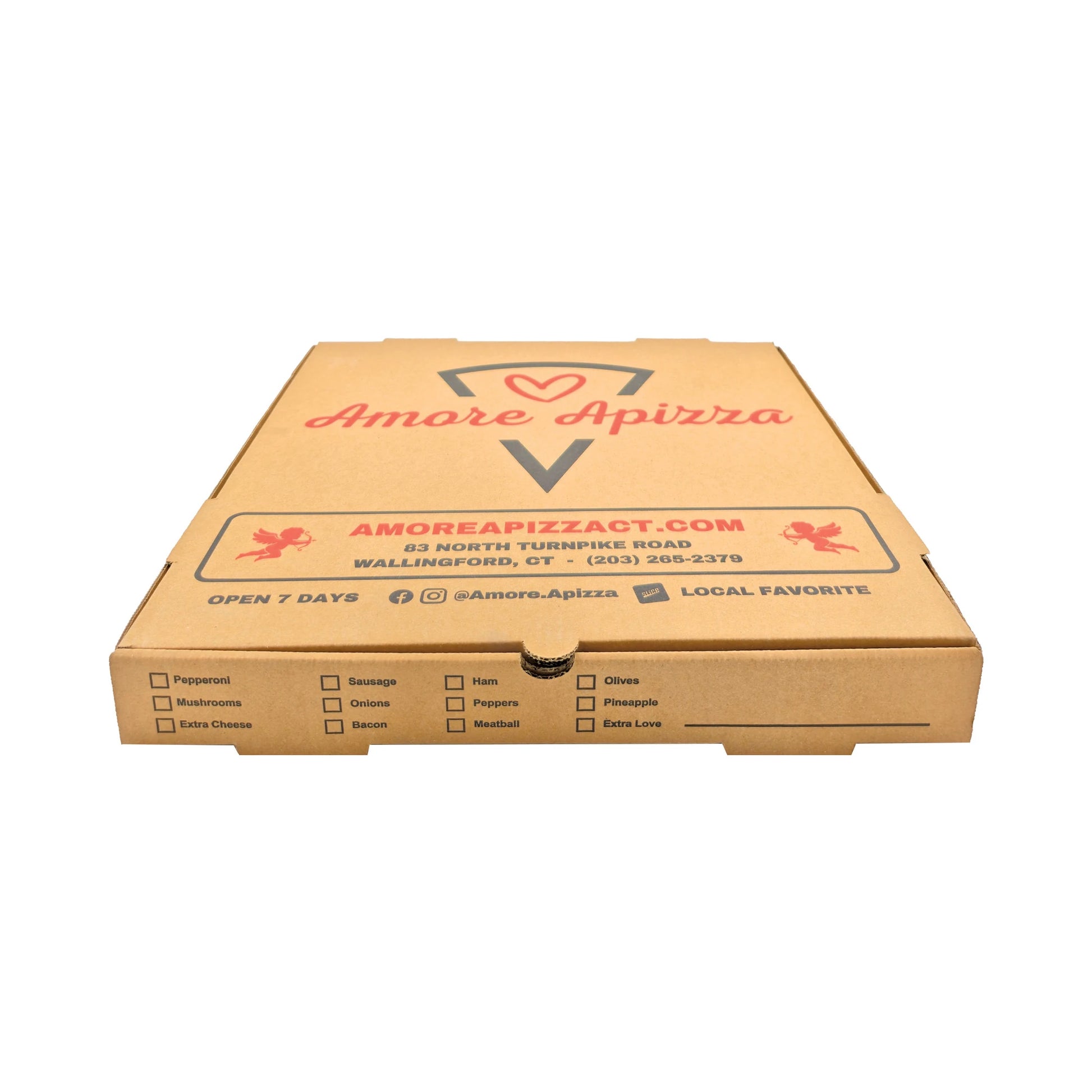 Amore Apizza B Dalga Pizza Kutusu