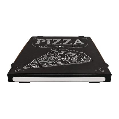 Pizza Siyah B Dalga Pizza Kutusu